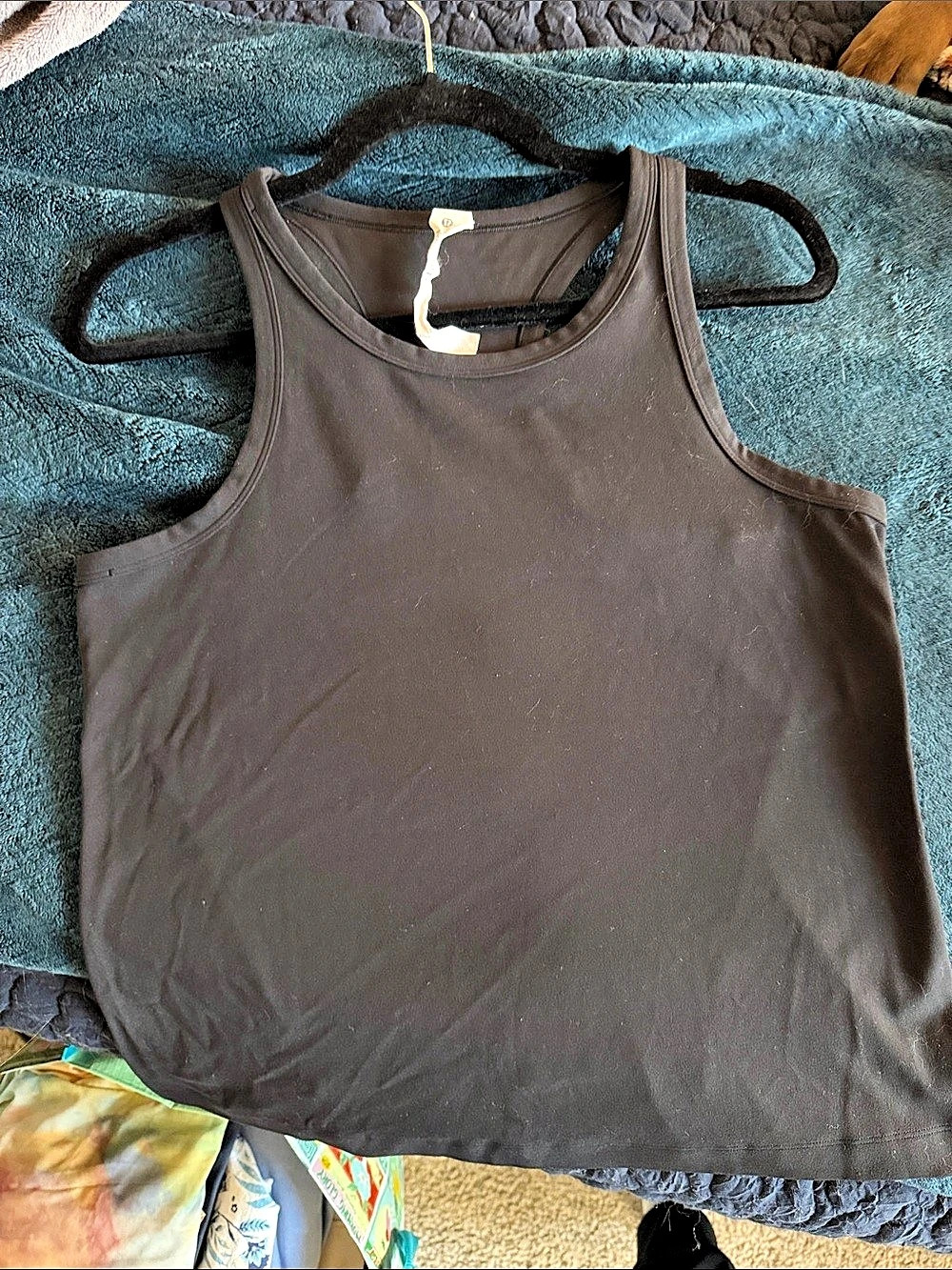 lululemon Align™ Waist-Length Racerback Tank Top Black Size 14